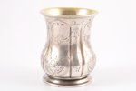 glāze, sudrabs, 84 prove, 192.80 g, māksliniecisks gravējums, h 9 cm, 1843 g., Krievijas impērija...