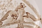 тарелка, "Птицы", фаянс, Фарфоровый завод Гарднера, Российская империя, 1870-1880 г., Ø 24.1 см...