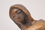 figurine, bronze, h 35.5 cm, weight 5700 g., Latvia, sculptor's work, Evi Upeniece, the 70-ties of t...
