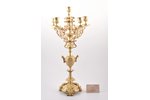 candle-holder, bronze, h 53 cm, weight 4550 g....