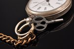 карманные часы, "Georges Favre Jaсot", Швейцария, рубеж 19-го и 20-го веков, серебро, 84 проба, (общ...