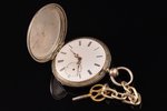 карманные часы, "Eugene Tissot Fils", Швейцария, рубеж 19-го и 20-го веков, эмаль, чернение, (общий)...