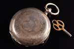 карманные часы, "G. Borel - Huguenin", Швейцария, рубеж 19-го и 20-го веков, серебро, 84, 875 проба,...