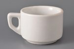 tea pair, Third Reich, h (cup) 5.9 cm, Ø (plate) 15.3 cm, Germany, the 40ies of 20th cent., crack on...