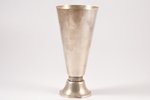 cup, silver, 1st place in boxing competitions, 875 standard, 289 g, h 18.9 cm, 1948, Riga, Latvia, U...