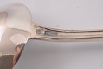 set of soup spoons, silver, 6 pcs, 875 standard, 323.10 g, 22 cm, the 30ties of 20th cent., Latvia,...