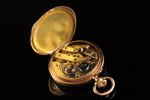 pocket watch, Switzerland, the beginning of the 20th cent., gold, metal, 585 standart, (total) 21.20...