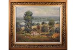 Zarinsh W., Summer landscape, 1941, canvas, oil, 46 x 58 cm...