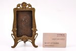photo frame, Art Nouveau, Ges. Gesch, bronze, Germany, the beginning of the 20th cent., 15.7 x 9.4 c...