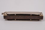harmonica, M. Honner's "Chromonika II", Germany, 14 x 3.5 cm...