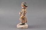 statuete, Zēns ar cirvi, porcelāns, PSRS, Pervomajska porcelāna rupnīca (Pesočnoje), modeļa autors -...
