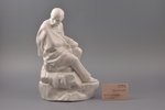statuete, Tarass Ševčenko, porcelāns, Rīga (Latvija), autordarbs, 20 gs. 50tie gadi, h 29.3 cm...