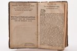 "Rigishes Gebet=bucs", 1758, Rīga bei Samuel Lorenz Frolich, Riga, 973+192 pages, half leather bindi...