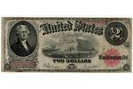 2 dollars, banknote, 1917, USA...