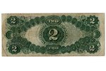 2 dollars, banknote, 1917, USA...