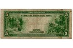 5 dolāri, banknote, 1914 g., ASV...