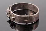 a bracelet, silver, 84 standard, 28.55 g., the item's dimensions Ø 6.1-5.1 cm, 1880-1890, by Nikolay...