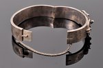 a bracelet, silver, 84 standard, 28.55 g., the item's dimensions Ø 6.1-5.1 cm, 1880-1890, by Nikolay...