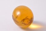 Lieldienu ola, "Kristus Augšāmcelies!", 20. gs. sākums, h 4 cm, Iļģuciema stikla fabrika (?)...