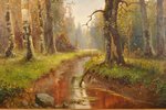 Rosen Carl (1864-1934), Autumn evening, canvas, oil, 105 x 131 cm...