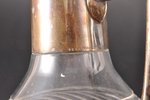 2 графина, серебро, 800 проба, рубеж 19-го и 20-го веков, Швебиш-Гмюнд, Германия, h 20.5 cm / 20.5 с...