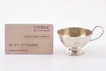 teacup set, silver, in a case, 830 standard, 209.15 g, Ø 6 cm, Guldsmedsaktiebolaget, 1944, Stockhol...