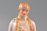 figurine, a Girl in traditional costume, porcelain, Riga (Latvia), sculpture's work, Riga Ceramics F...