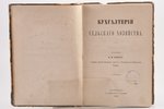 "Бухгалтерия сельского хозяйства", составил К. М. Клинге, 1861 г., П.А.Кулиша, С.-Петербург, 335+II...