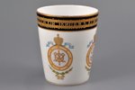 glass, Guards crew of courtier rowers and yachts team, porcelain, M.S. Kuznetsov manufactory, Russia...