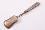 spoon, silver, "Scoop", 84 standard, 51.10 g, 17 cm, 1899-1903, St. Petersburg, Russia...