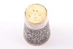 beaker, silver, 875 standard, 39.65 g, niello enamel, h 5.8 cm, The "Severnaya Chern" factory of Vel...