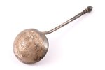 spoon, silver, 84 standard, 69.20 g, engraving, 17.6 cm, 1891, Moscow, Russia...