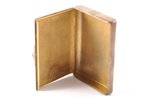 cigarette case, silver, 875 standard, 158.05 g, 10.3 x 7.7 x 1.7 cm, the 30ties of 20th cent., Latvi...