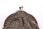 purse, silver, 925 standard, 36.30 g, 7 x 7 cm, Europe...