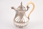 cream jug, silver, 950 standart, the border of the 19th and the 20th centuries, (total) 269 g, Franc...