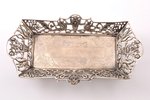 decorative dish, silver, 950(?) standart, the 18th cent., 267.70 g, France(?), 23.1 x 12.6 cm...