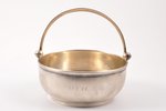 candy-bowl, silver, 875 standard, 126.05 g, Ø 10 cm, 1929, Latvia...