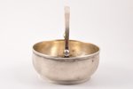 candy-bowl, silver, 875 standard, 126.05 g, Ø 10 cm, 1929, Latvia...