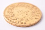 20 франков, 1858 г., A, золото, Франция, 6.39 г, Ø 21.3 мм, XF, VF, 900 проба...