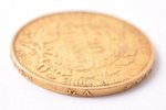 20 франков, 1850 г., A, золото, Франция, 6.45 г, Ø 21.1 мм, XF, 900 проба...