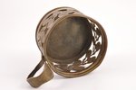 tea glass-holder, B. Buch, Warszawa, Russia, Congress Poland, the 2nd half of the 19th cent., Ø (ins...
