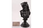 bust, "Spring", cast iron, 28 cm, weight 2950 g., USSR, Kasli, 1988...