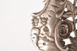 konditorejas izstrādājumu servēšanas lāpstiņa, sudrabs, 61.75 g, 18 cm, 19. gs., Lielbritānija...