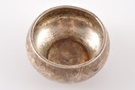 saltcellar, silver, 875 standard, 46.65 g, engraving, Ø 5.5 cm, the 20ties of 20th cent., Poland...