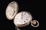 карманные часы, "Павелъ Буре", Швейцария, начало 20-го века, металл, 7 x 5.5 см, Ø 45 мм, в рабочем...