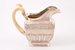 cream jug, silver, bone, 84 standard, 201.60 g, 11.5 x 13.4 x 6.4 cm, 1836, Moscow, Russia...