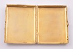 cigarette case, silver, 84 standard, 239.70 g, 11.9 x 9.4 x 2.1 cm, 1896-1907, Russia...