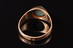 a ring, gold, 56 standard, 3.77 g., the item's dimensions 16.5 cm, turquoise, Moscow, Russia...