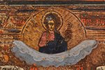 icon, Mother of God Joy of All Who Sorrow, painted on gold, board, painting, Russia, the border of t...