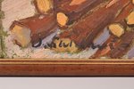 Салдавс Ольгертс (1907 –1960), Весна, 1958 г., холст, масло, 25.4 x 28 см...